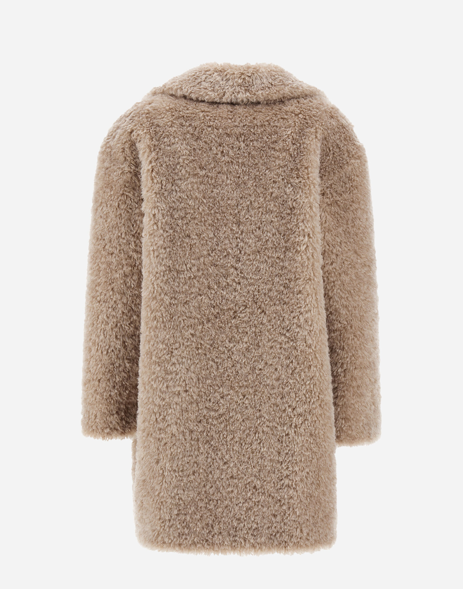 Curly sale sheepskin coat