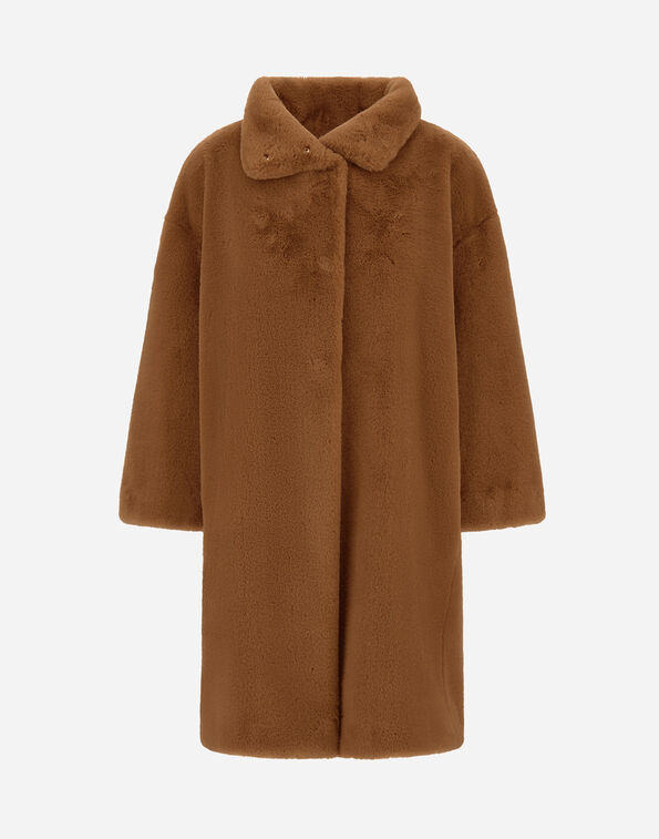 Herno SOFT ALTERNATIVE FUR COAT Camel GC000491D124222157