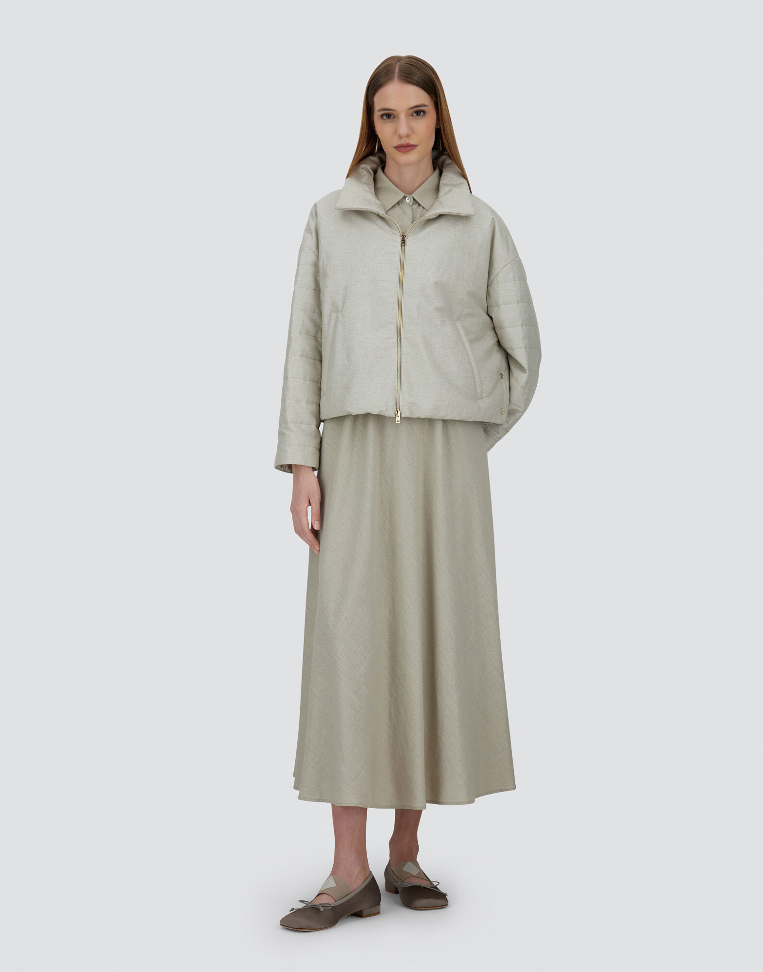 レディース JACKET IN BRIGHT LINEN シャンティイ | Herno® (ヘルノ)