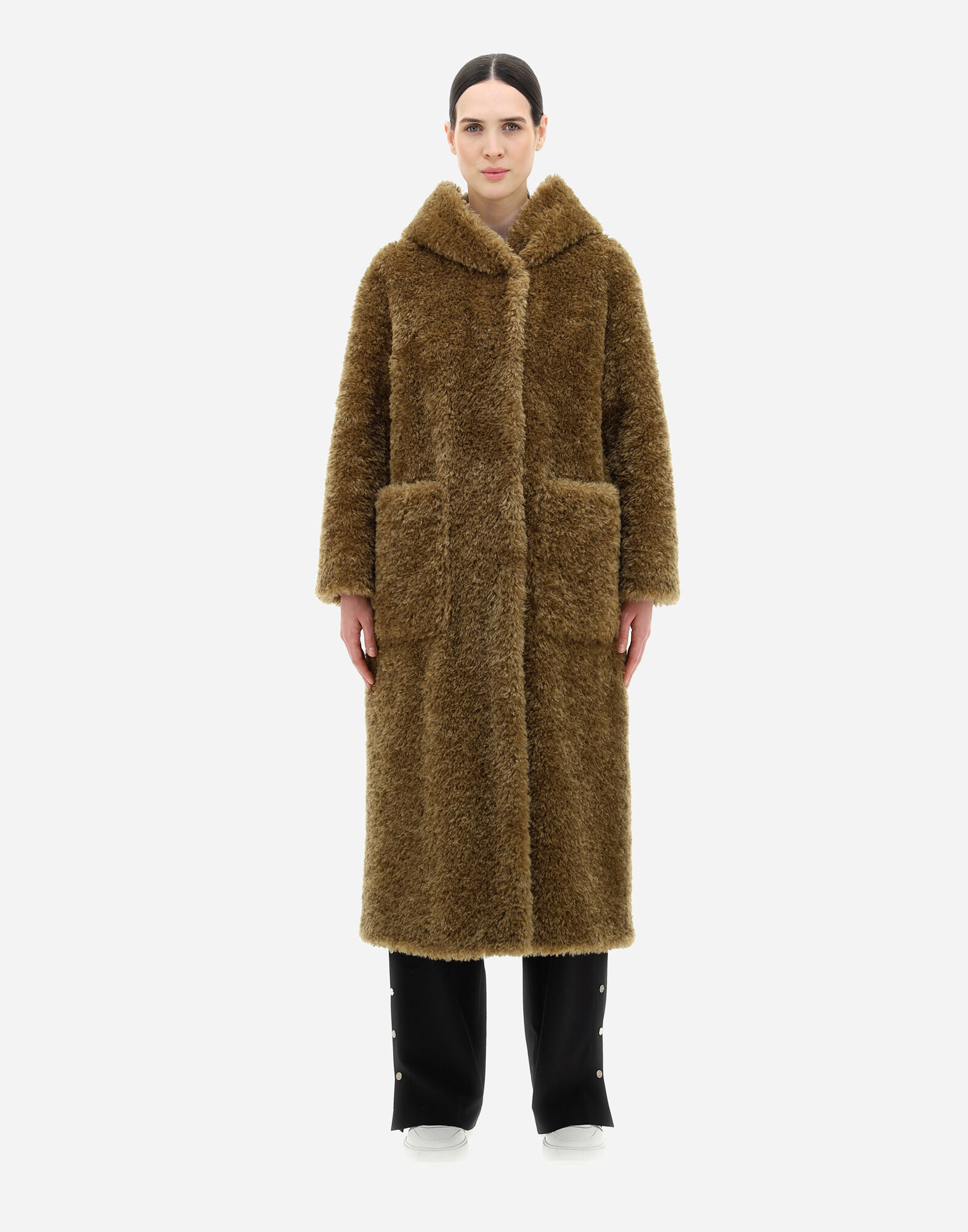 CURLY FAUX FUR コート サンド | Herno® (ヘルノ)