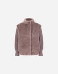 Herno RESORT FAUX MINK FUR JACKET Light Lilla GC00072DR126244400