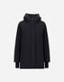 Herno HOODED A-SHAPE JACKET IN 2-LAYER WINDSTOPPER Black PI002078D128409300