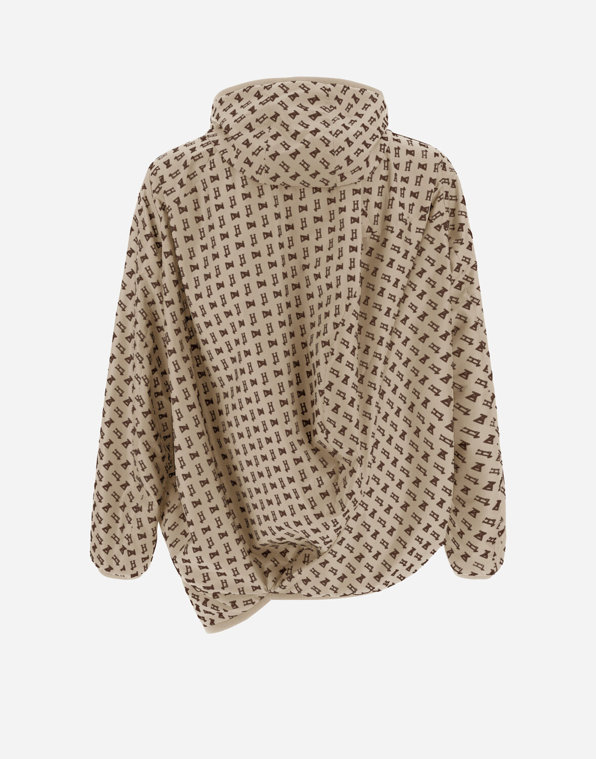 Herno Globe Eco Monogram パーカ In Light Beige