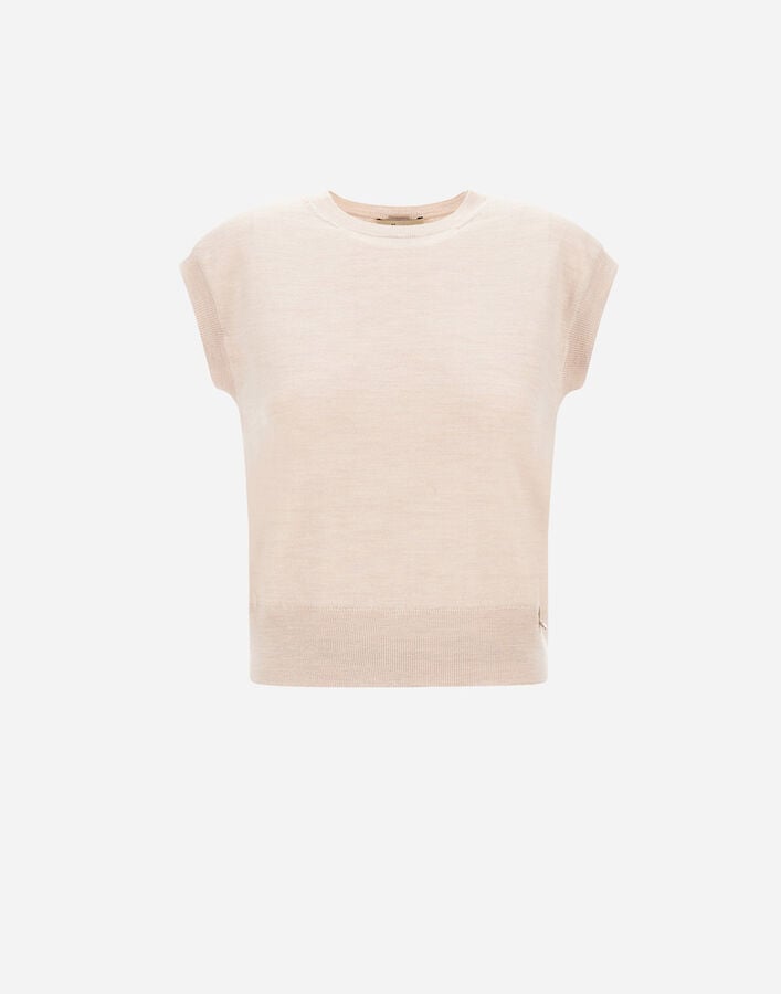VEST IN BASIC MERINO WOOL Herno Herno VEST IN BASIC MERINO WOOL Chantilly/Light Blue MG000192D701651990