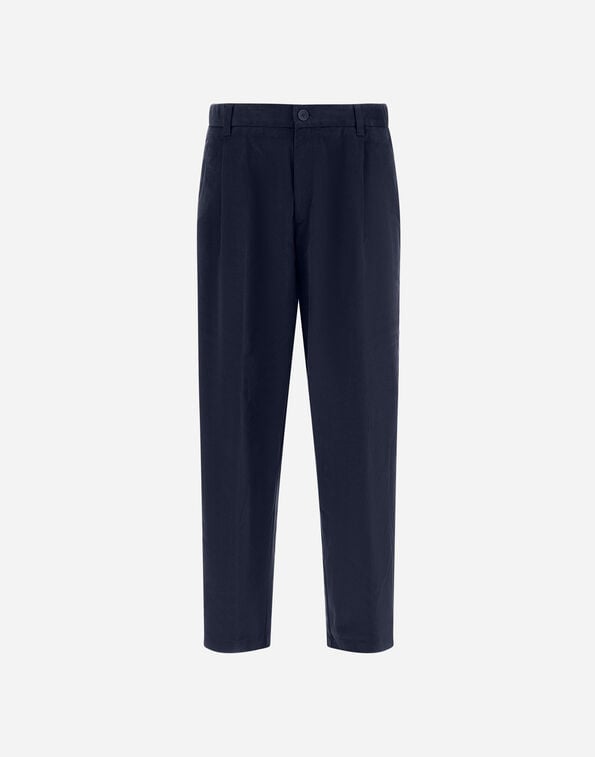 TROUSERS IN STRETCH COTTON VELVET Herno Herno TROUSERS IN STRETCH COTTON VELVET Navy Blue PT000159U13268S9200