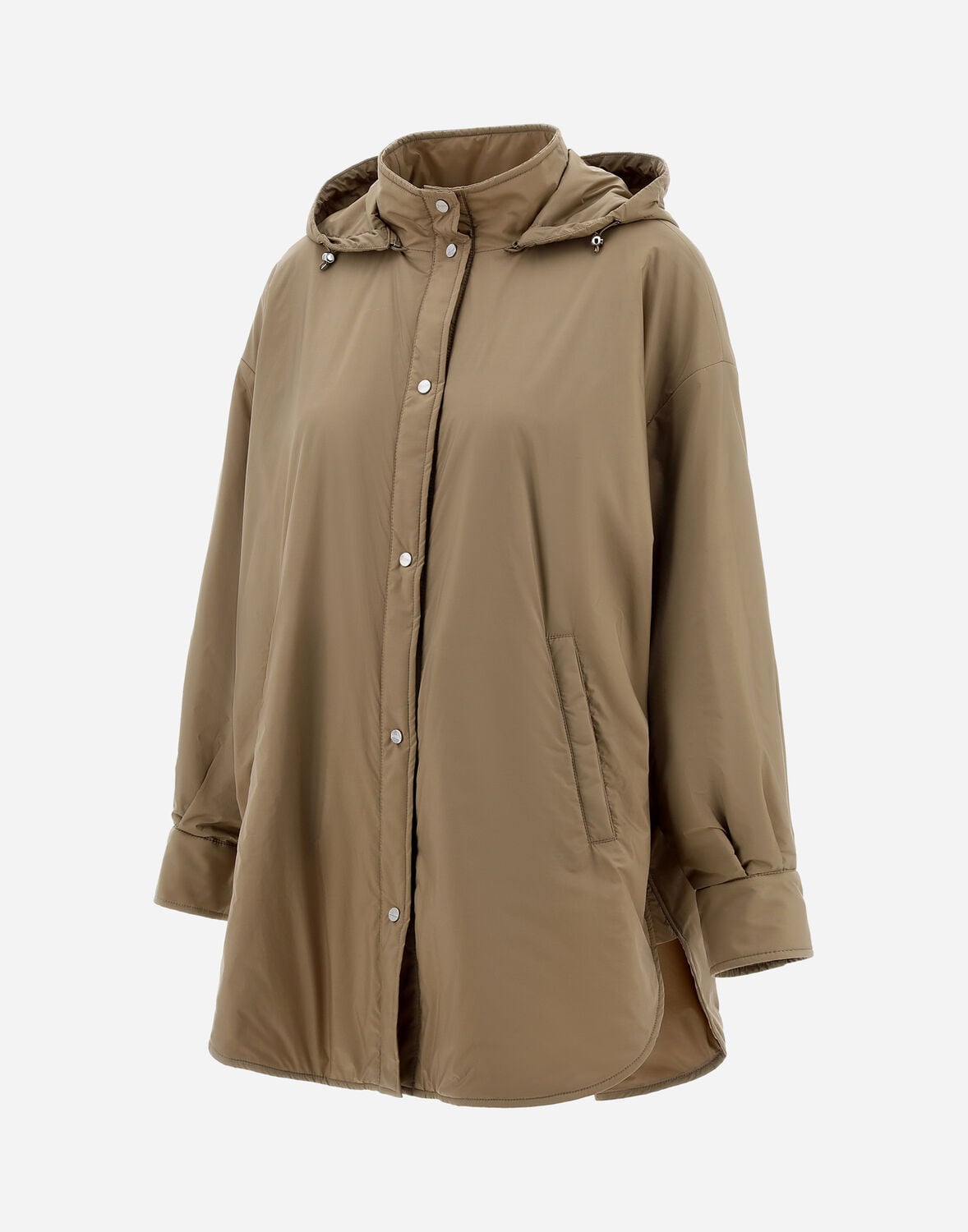 Herno Ecoage Hooded Parka In Sand