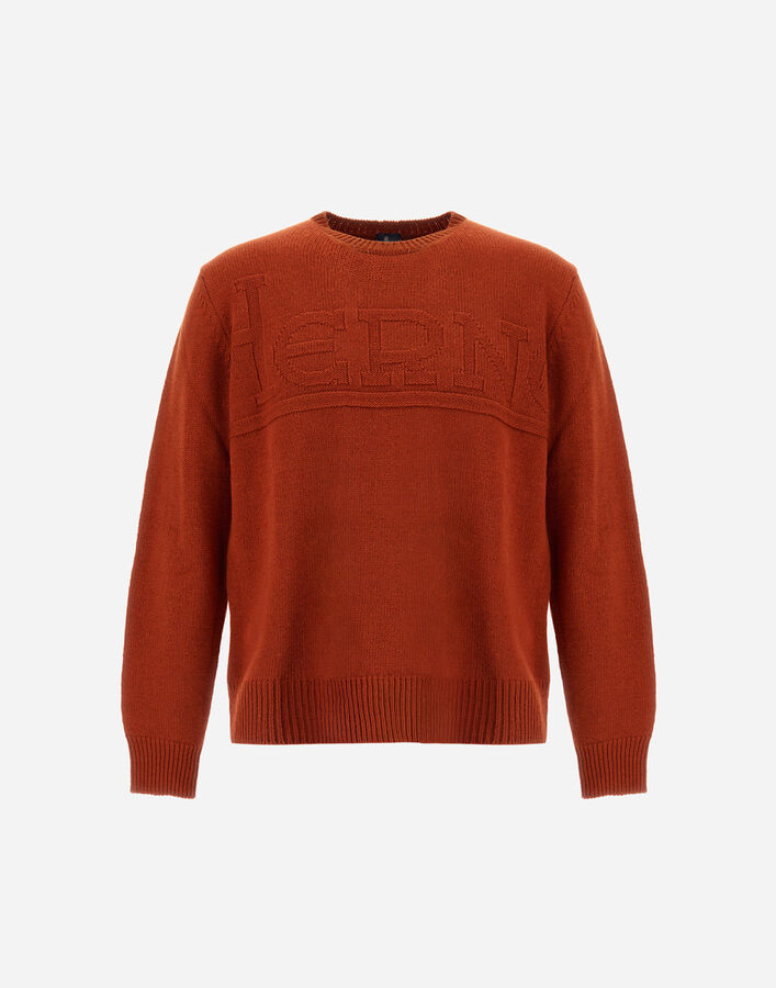 Herno 100% WOOL JUMPER Orange MG000192U701005510