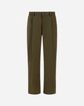 Herno NEW TECHNO TAFFETA TROUSERS Military Green PT000104U12483Z7735