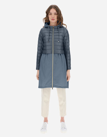 NYLON ULTRALIGHT AND TECHNO TAFFETA PARKA