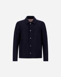 Herno RESORT SHACKET IN FELTED WOOL Resort Blue GI00090UR333729209