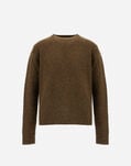 Herno SWEATER IN MELANGE WOOLÂ BLEND Olive Green MG000181U702957780