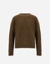 Herno SWEATER IN MELANGE WOOLÂ BLEND Olive Green MG000181U702957780