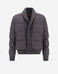 Herno CARDIGAN IN ARENDELLE KNIT Iron PI001202U12414Z9487