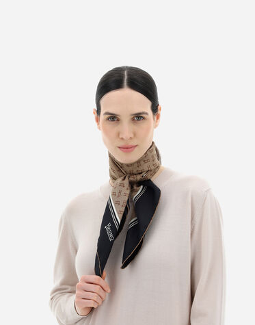 レディース FOULARD 90 X 90 ブラック | Herno® (ヘルノ) 