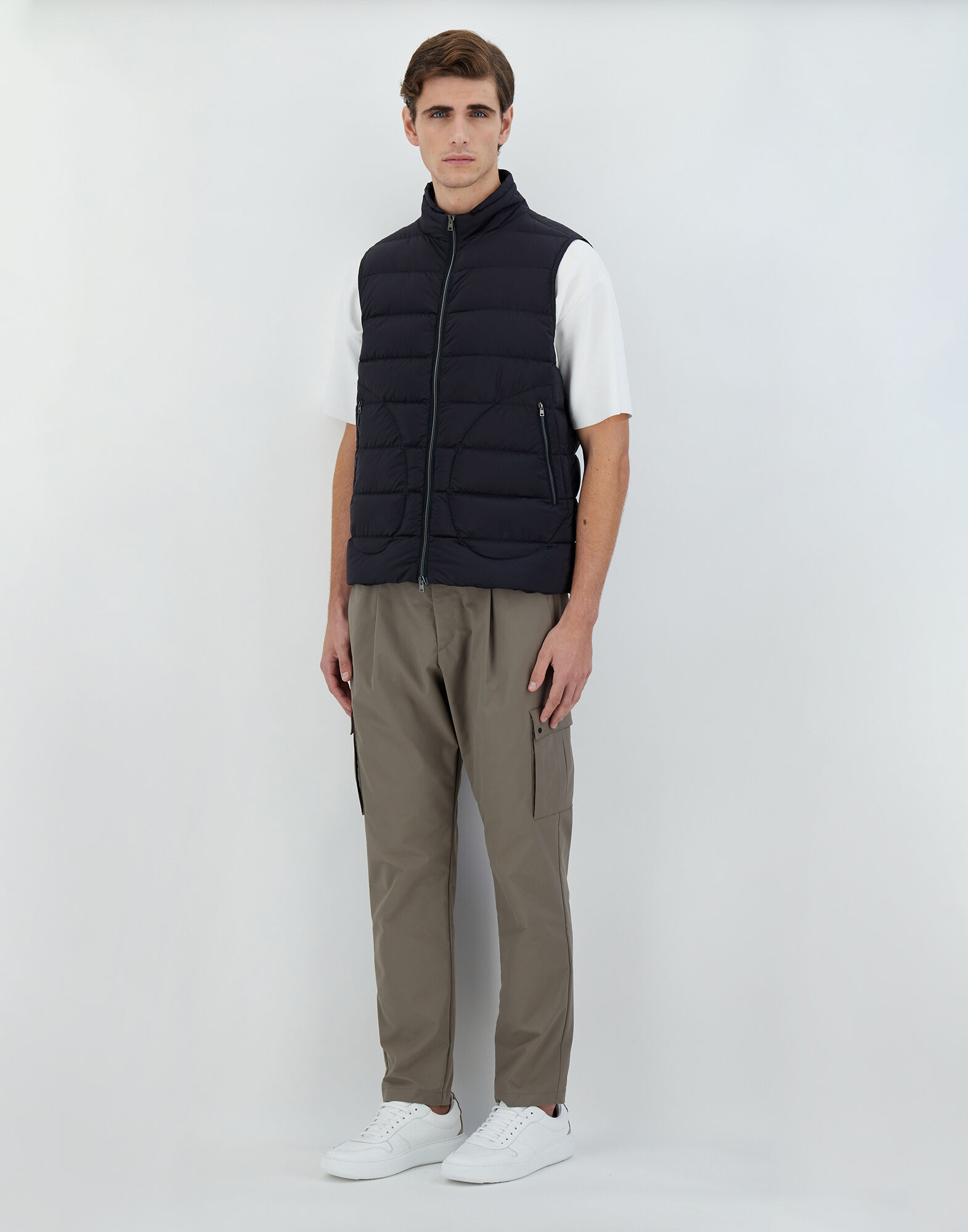 GILET PIUMINO LINEA LEGEND in Navy Blue for Men Herno