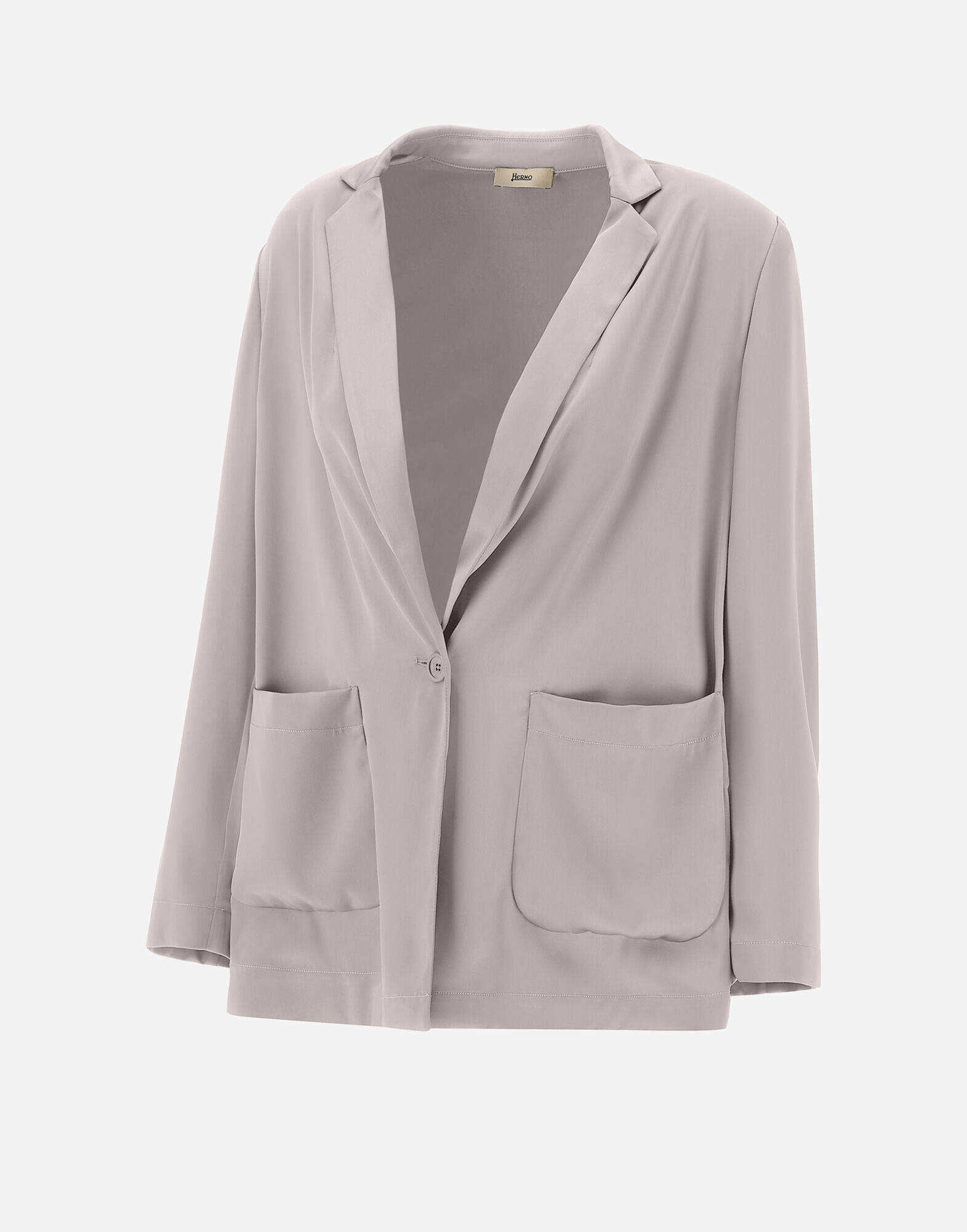 CASUAL SATIN BLAZER in Chantilly for Women Herno
