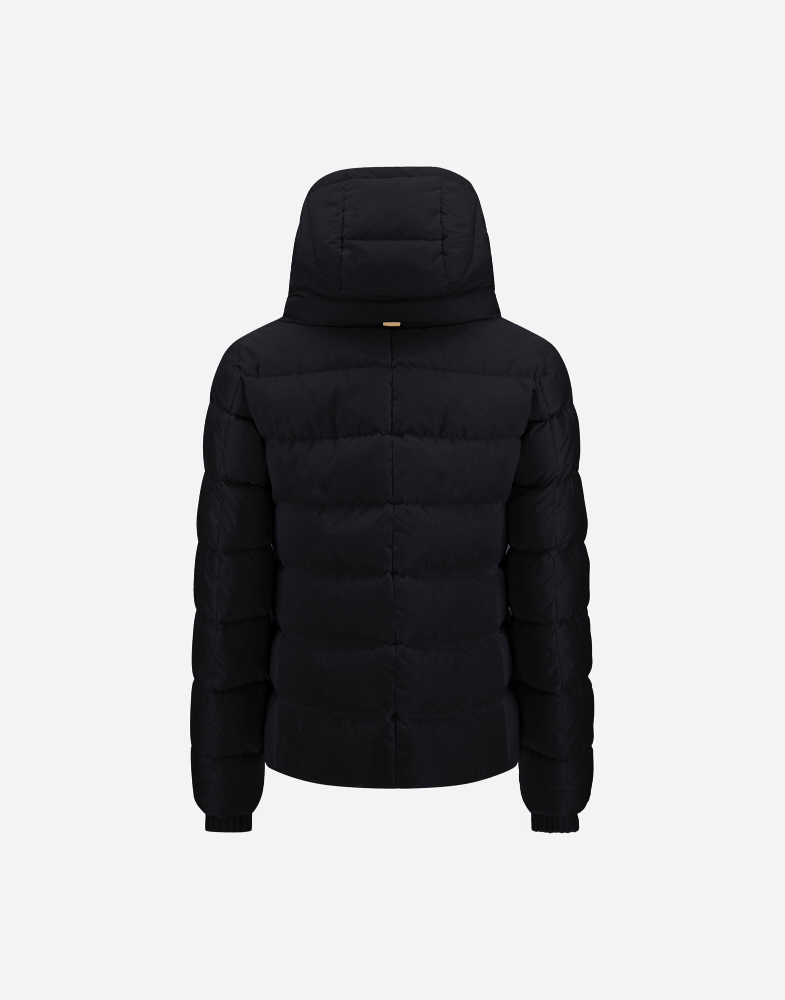 HIGH-NECK JACKET IN NYLON CHAMONIX in Black Espresso for Women
