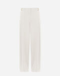 Herno STRUCTURES NYLON TROUSERS White PT000039D126091000