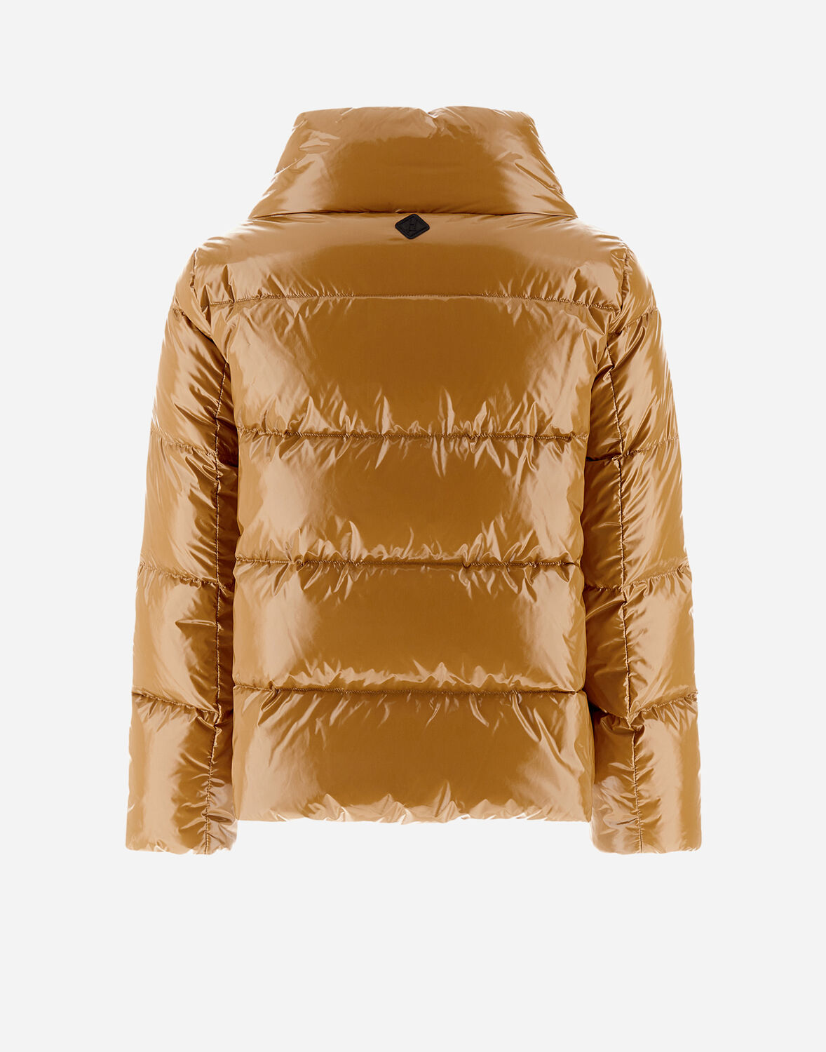 Herno Long-sleeved Down Jacket In Camel