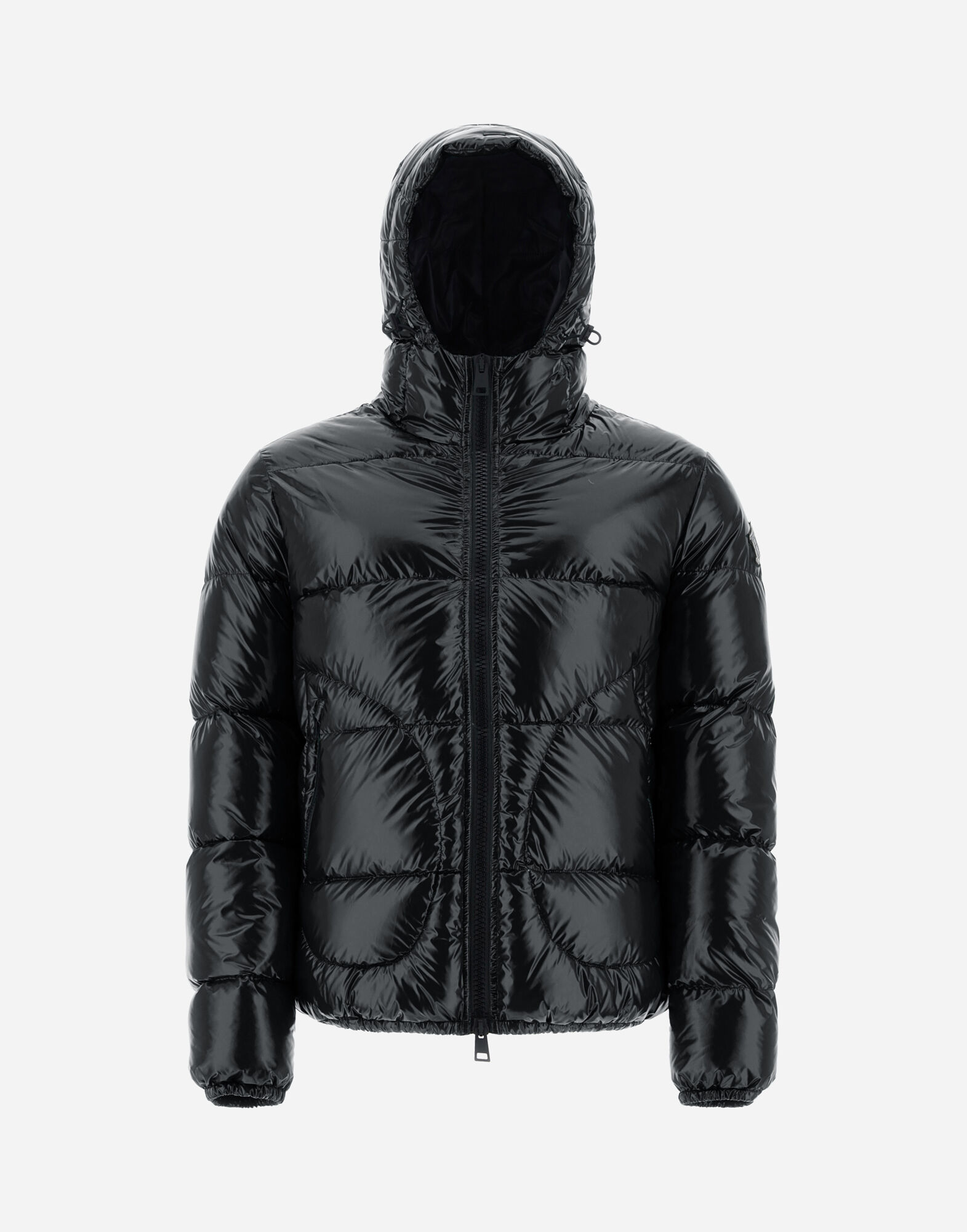 BOMBER JACKET IN GLOSS in Black | Herno®