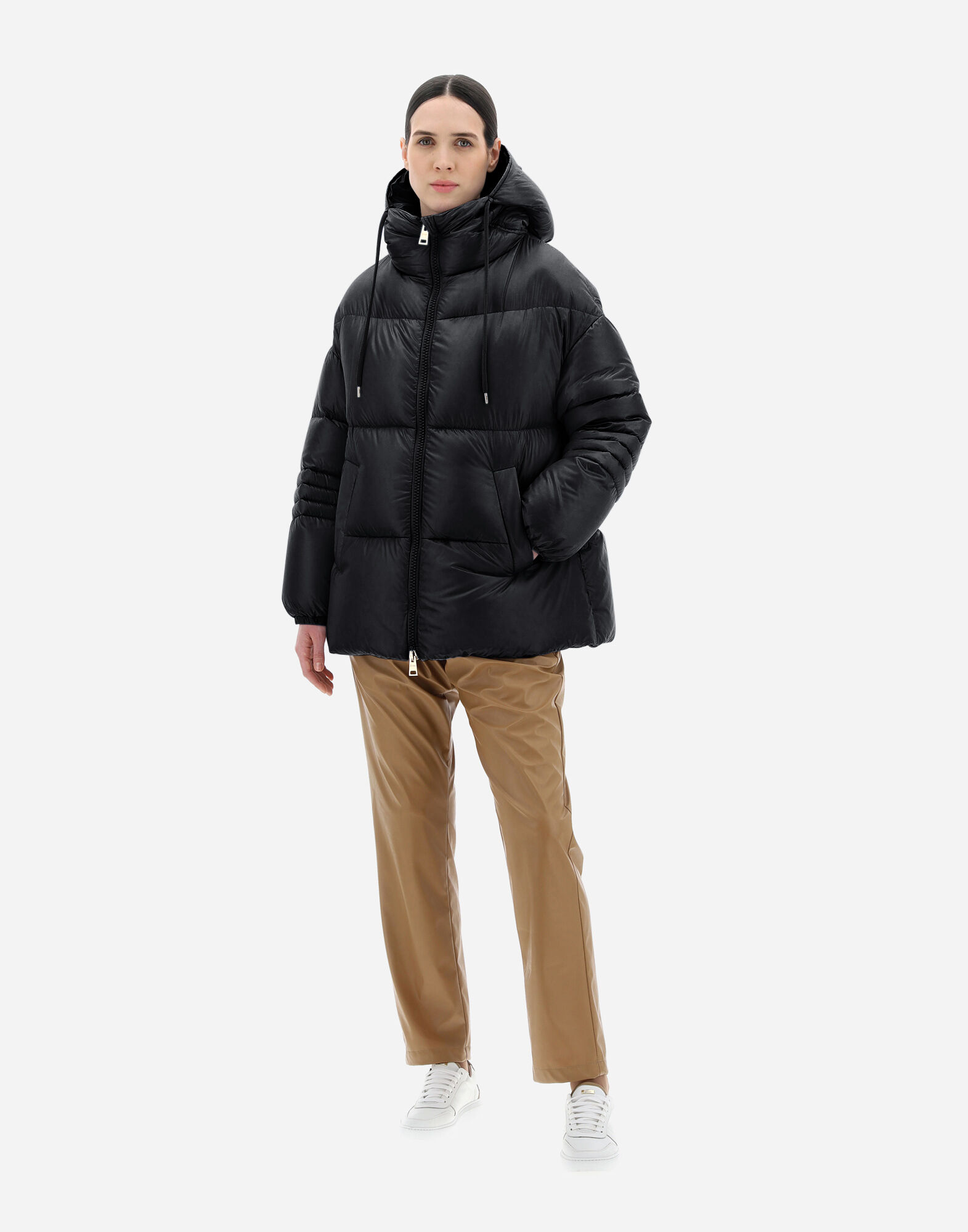 JACKET IN NYLON ULTRALIGHT in Black for Women Herno