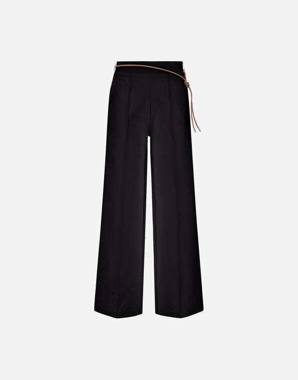 Herno TROUSERS IN DENSE ROME STITCH JERSEY Black PT000197D560359300