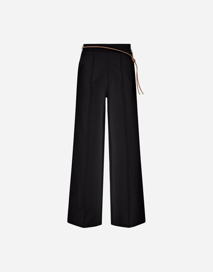 Herno TROUSERS IN DENSE ROME STITCH JERSEY Black PT000197D560359300
