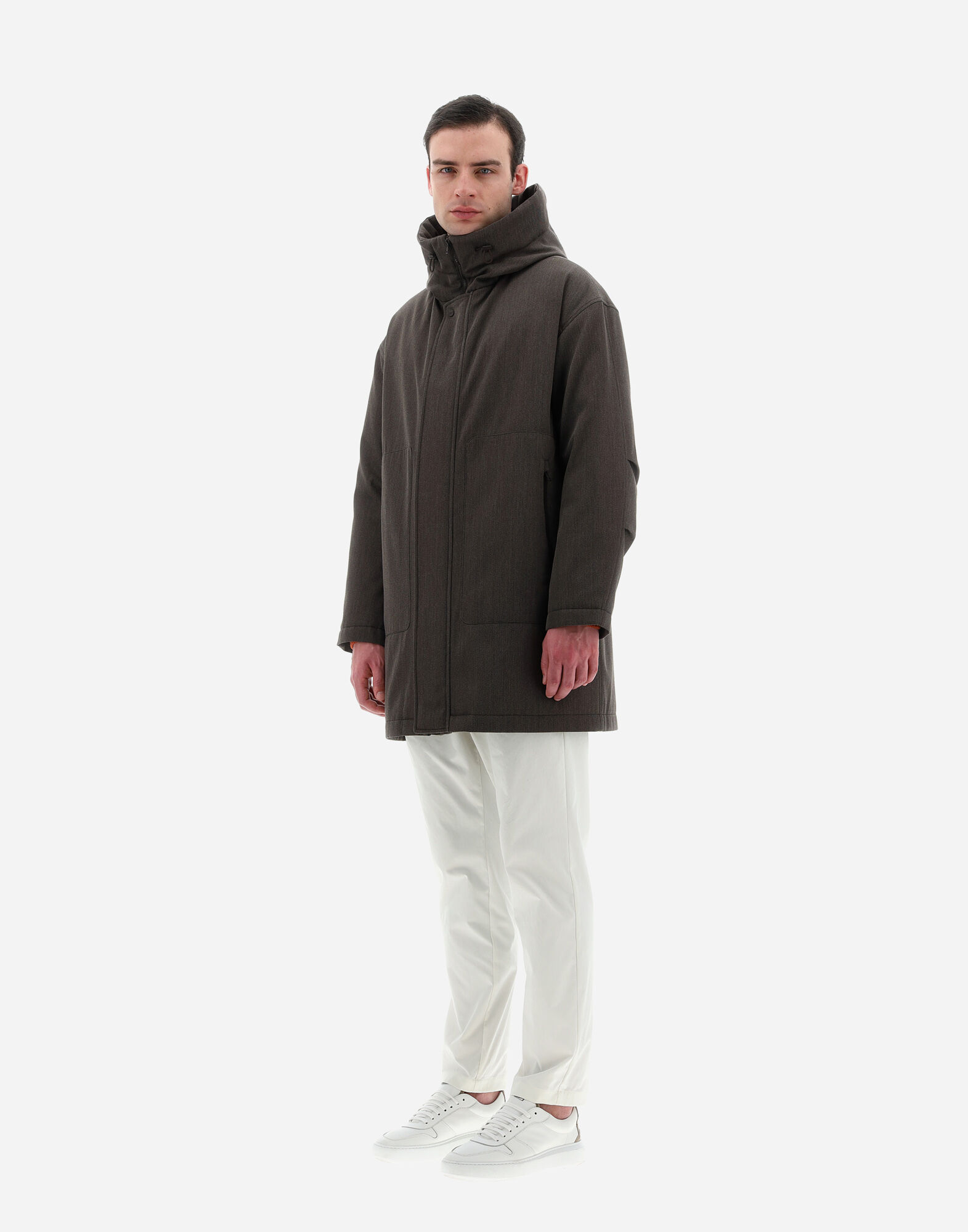 Herno diagonal coat cheap