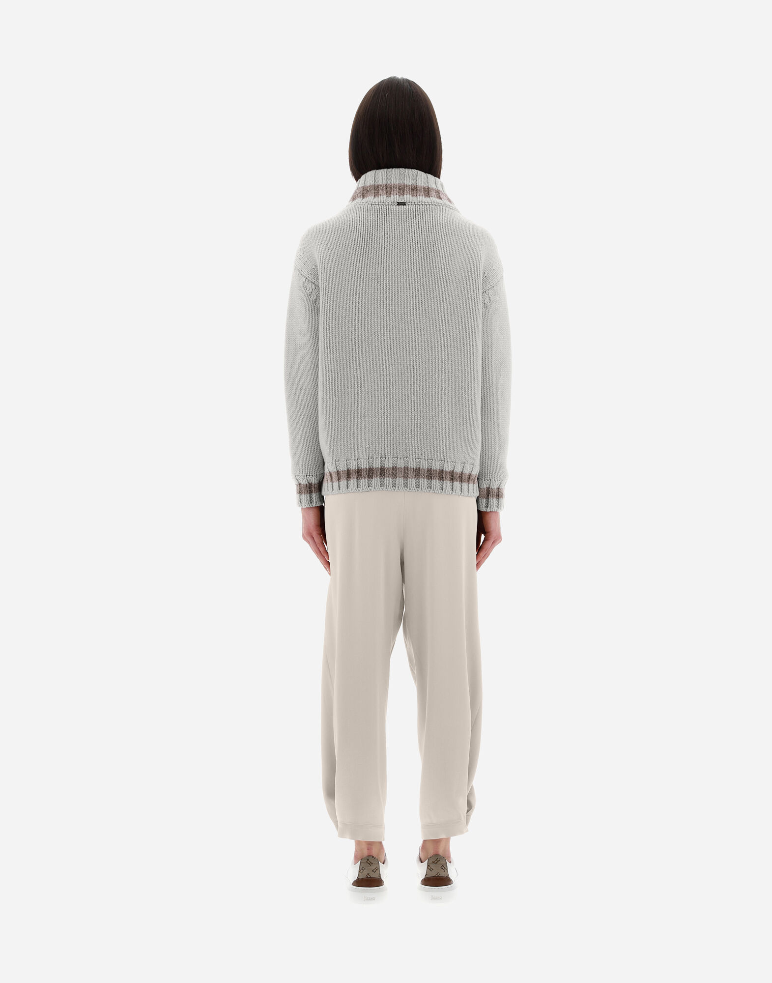 Herno on sale grey cardigan