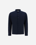 Herno JERSEY CREPE POLO SHIRT Blu Navy JPL00116U520059200