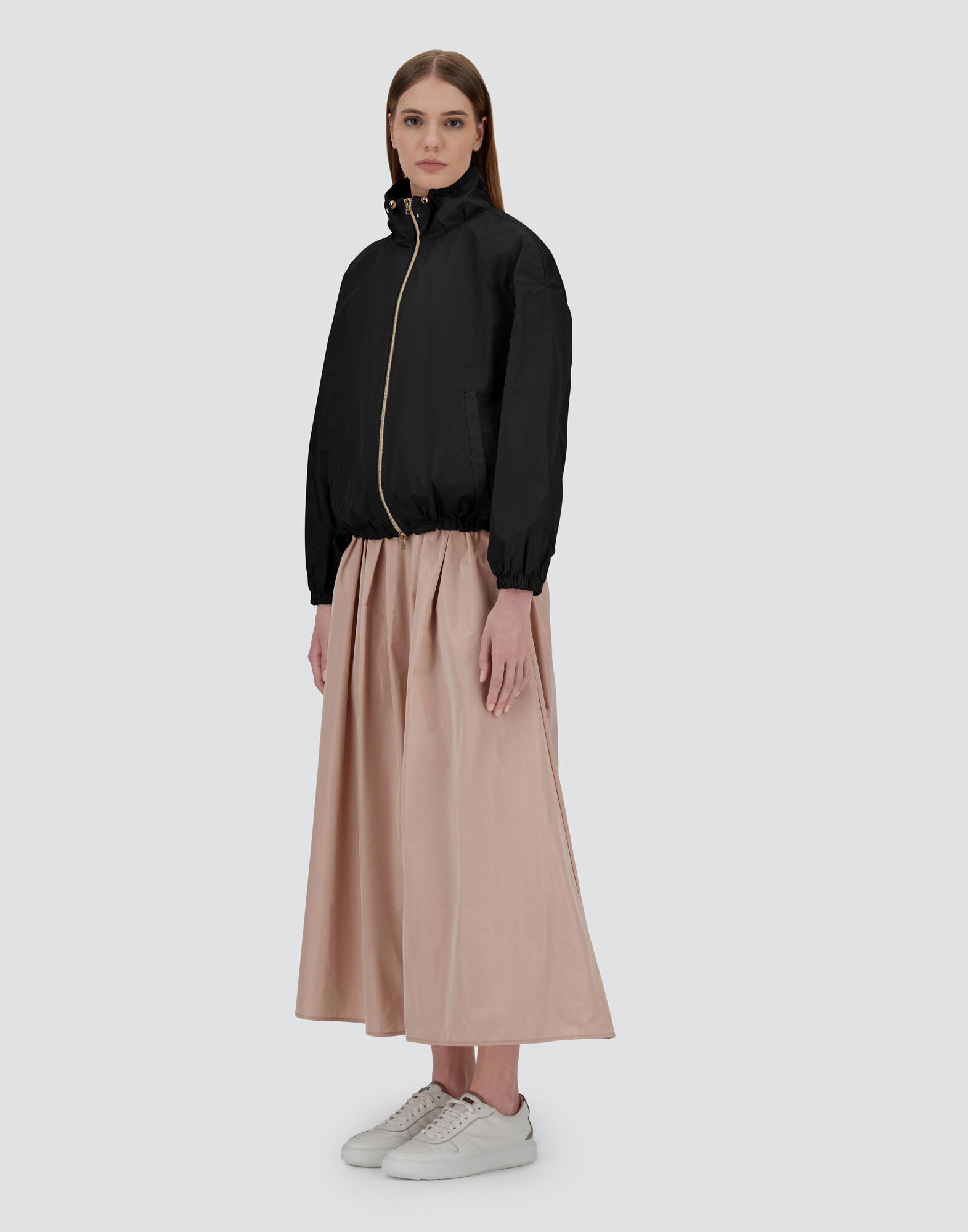 GIACCA IN NEW TECHNO TAFFETÀ in Nero da Donna | Herno®