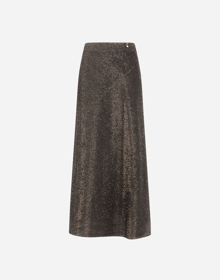 RESORT SKIRT IN MATT SEQUINS Herno Herno RESORT SKIRT IN MATT SEQUINS Iron GN00023DR127419487