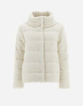 Herno SOFT KNIT AND NUAGE CAPE Natural PI001814D33380R1100