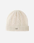 Herno RESORT BEANIE IN CABLE KNIT ALPACA WOOL Chantilly BER0009DR702751985