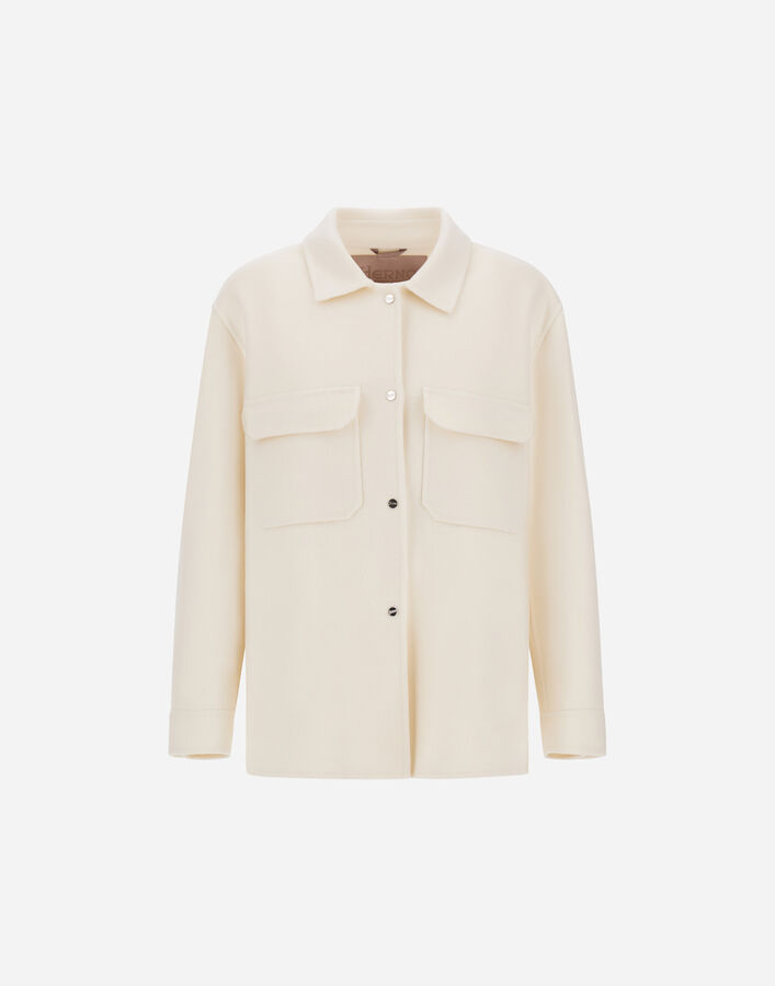 RESORT SHACKET IN DOUBLE FACED PURE WOOL Herno Herno RESORT SHACKET IN DOUBLE FACED PURE WOOL Natural GI00046DR334491100
