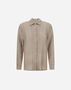 Herno SHIRT IN ICONIC PRINT SILK Camel CM000021D16009P2157