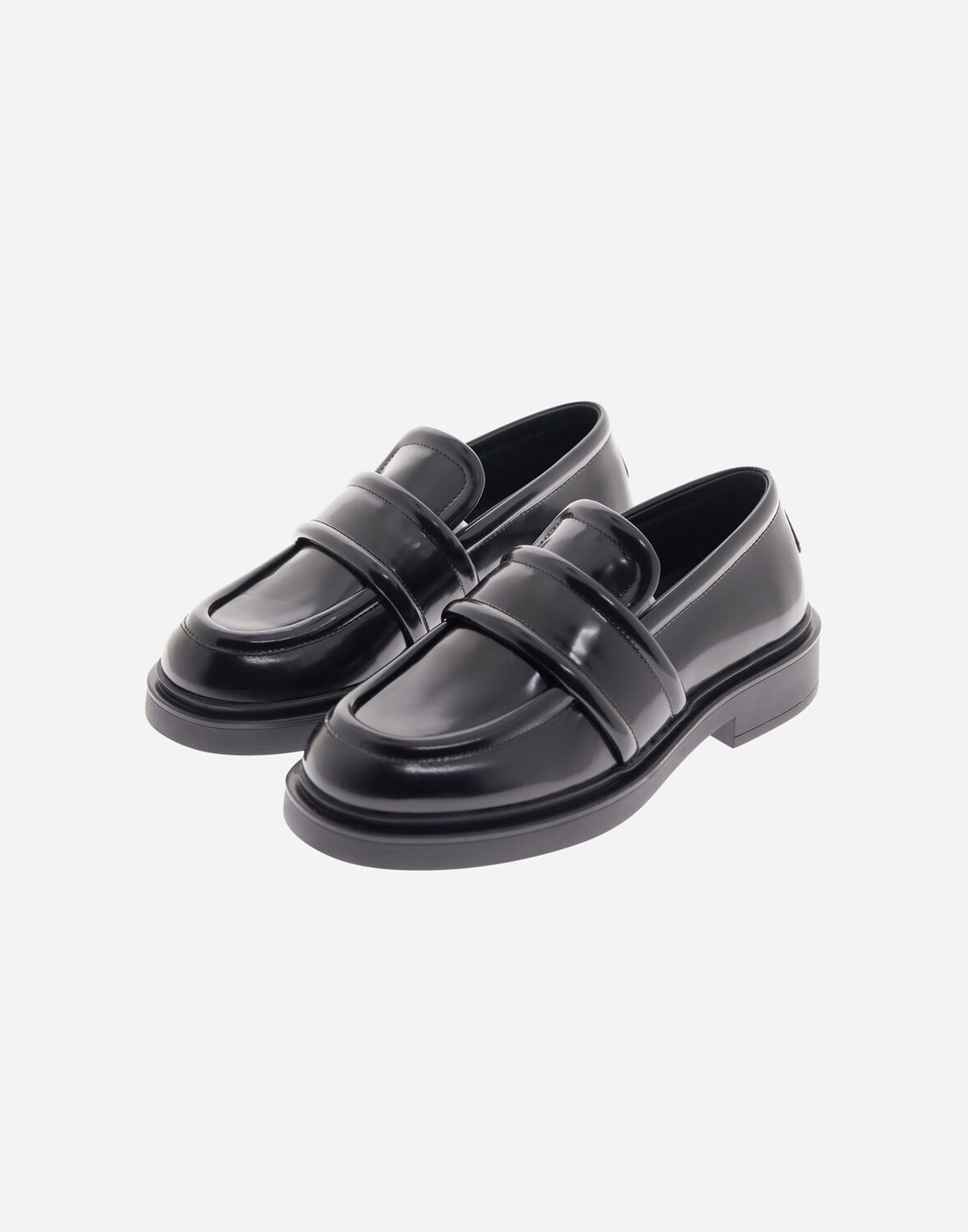 HERNO LEATHER MOCCASINS 