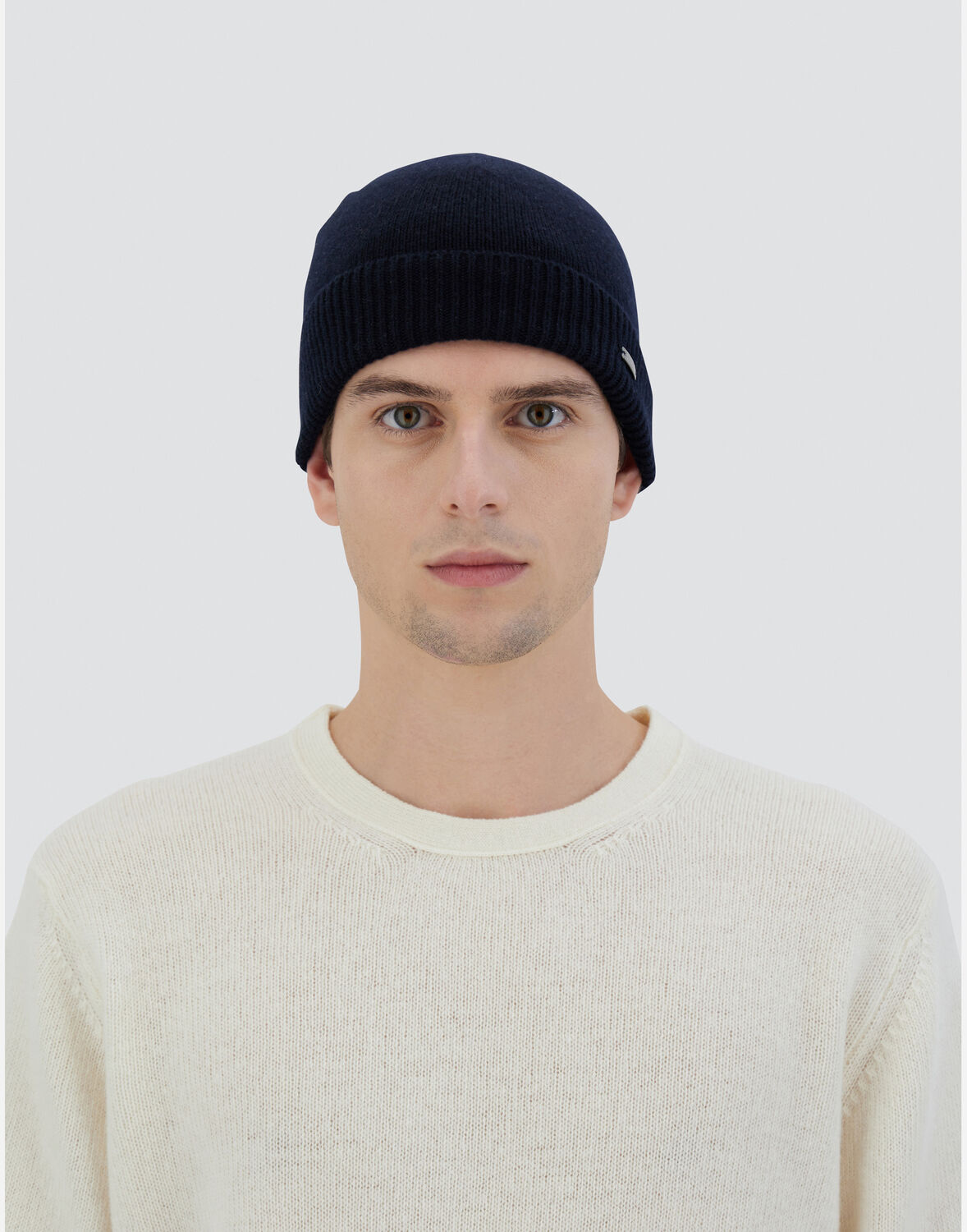 Herno インフィニティ ベーシック ニットキャップ In Navy Blue