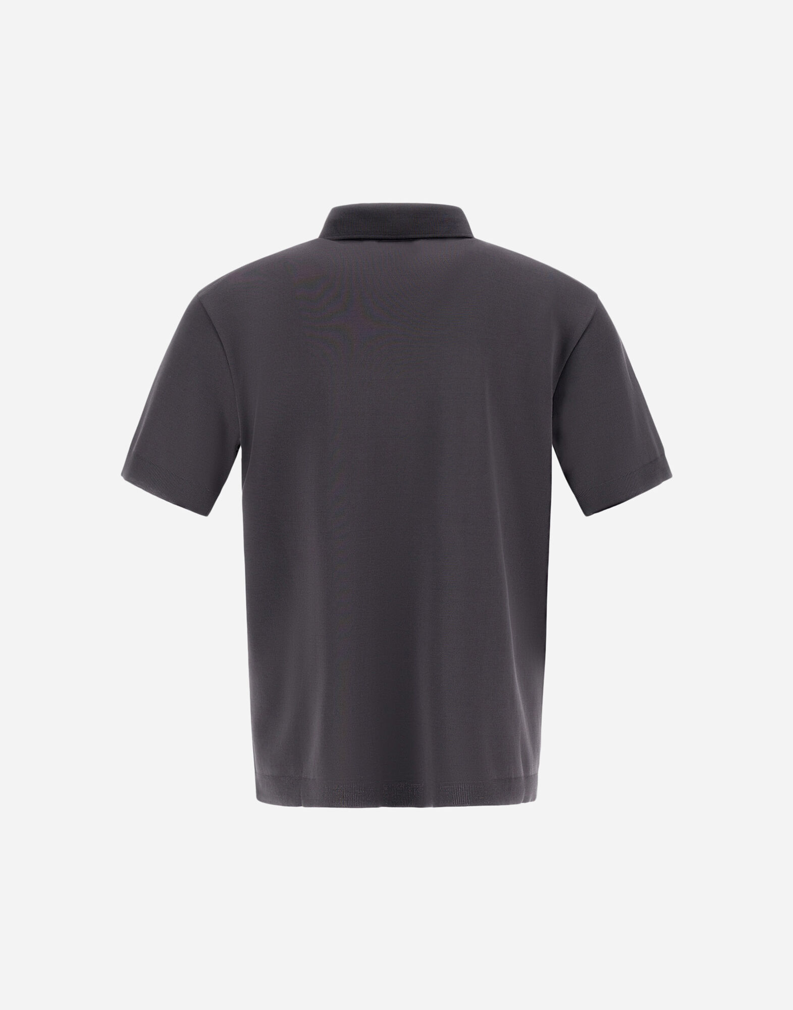 JERSEY KNIT EFFECT POLO SHIRT in Grey for Men | Herno®