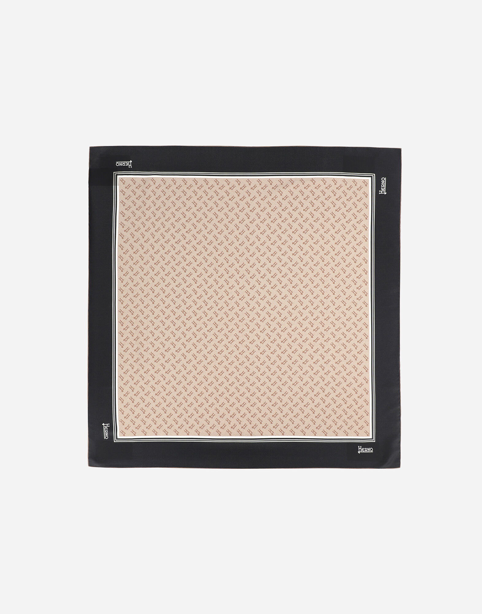 レディース FOULARD 90 X 90 ブラック | Herno® (ヘルノ)