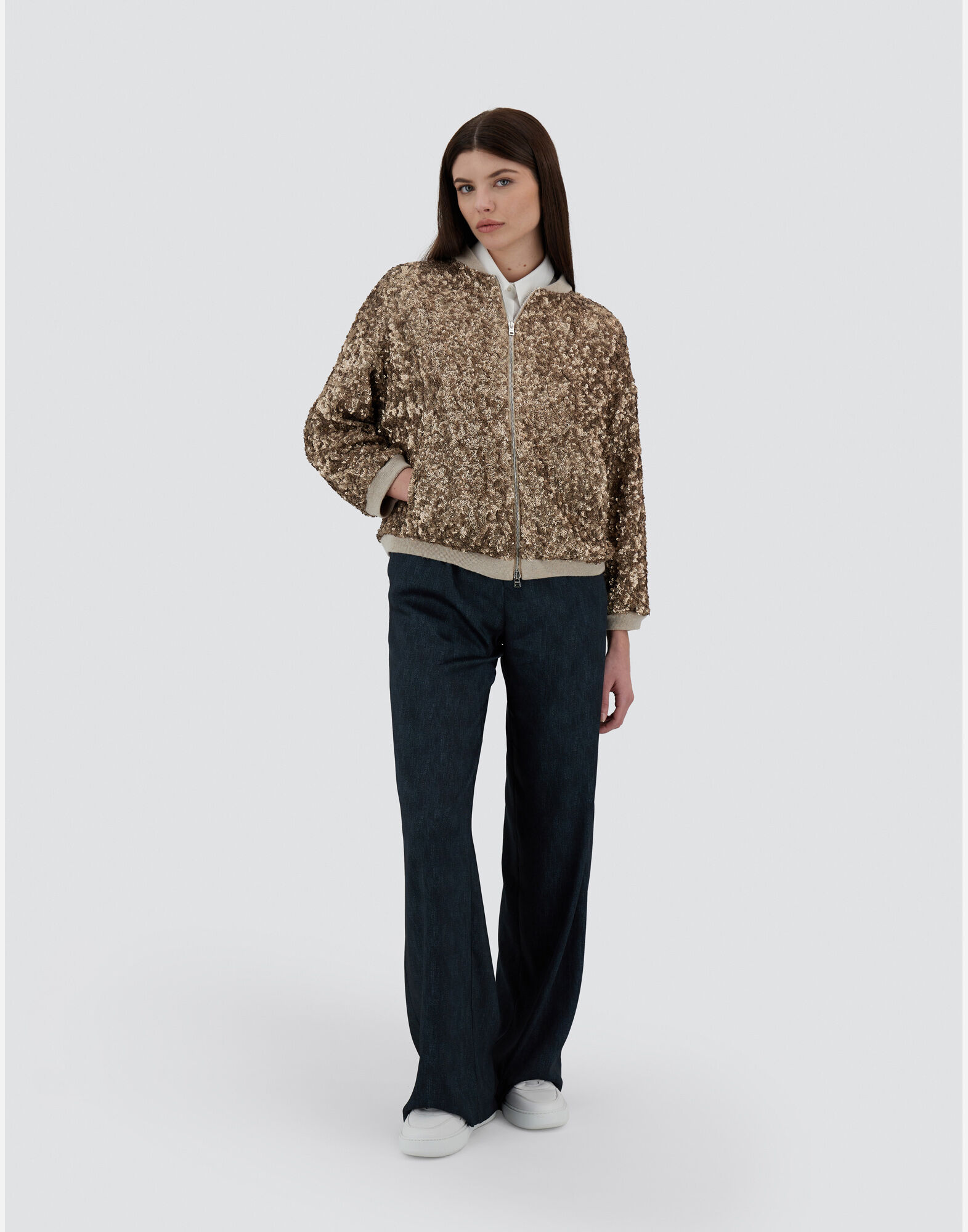 Bomber doré best sale