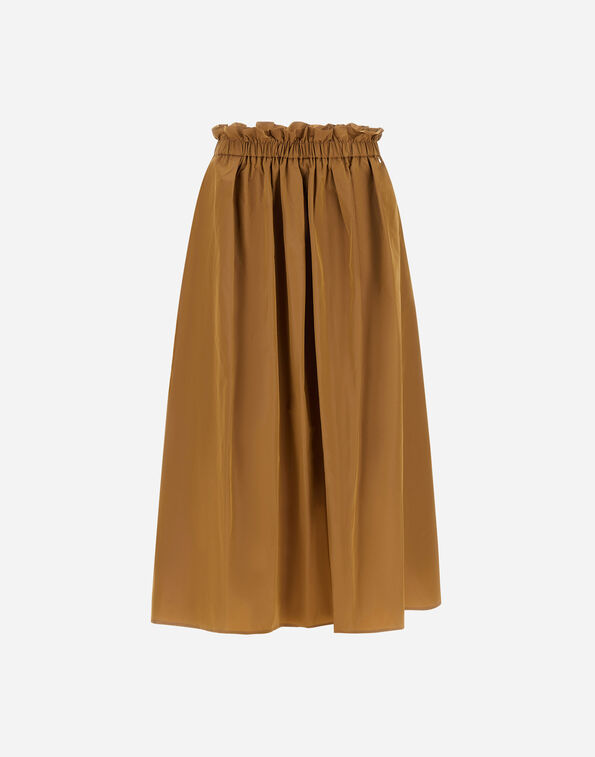 Herno NEW TECHNO TAFFETA SKIRT Camel GN000044D12483Z2157