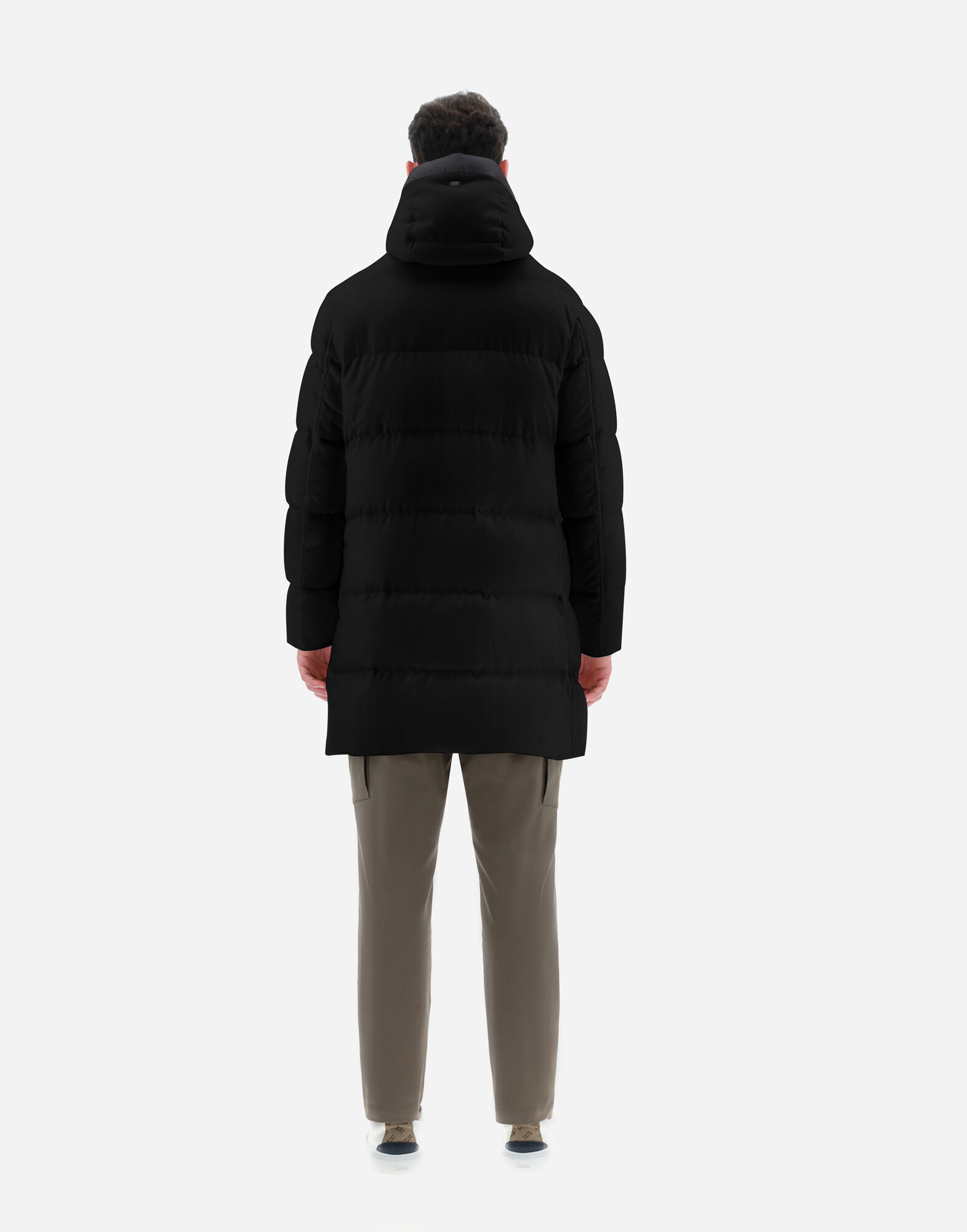 CASHMERE SILK AND NYLON ULTRALIGHT PARKA in Black for Men Herno