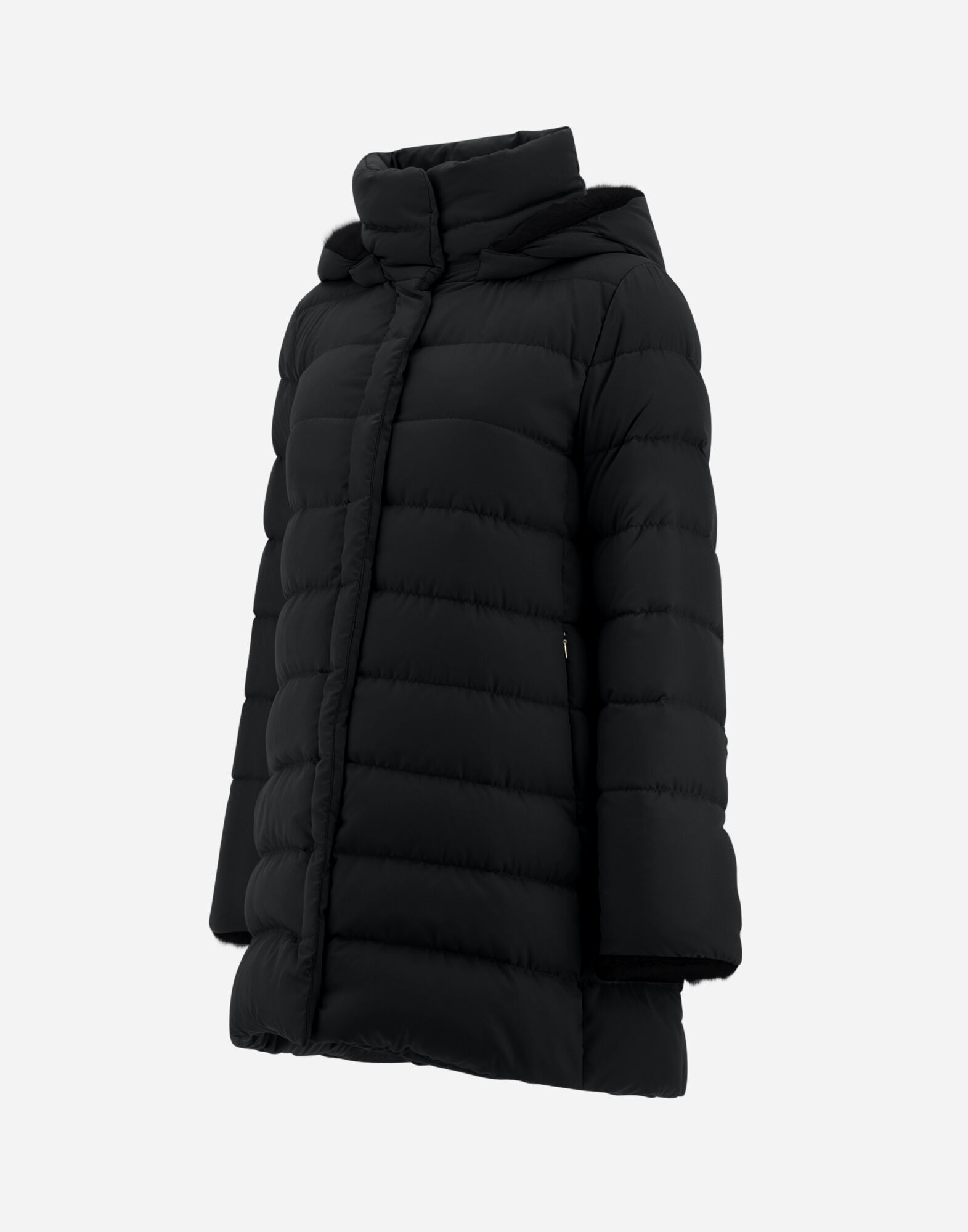 PIUMINO MEDIO ARENDELLE LADY FAUX FUR HDM in Black for Women