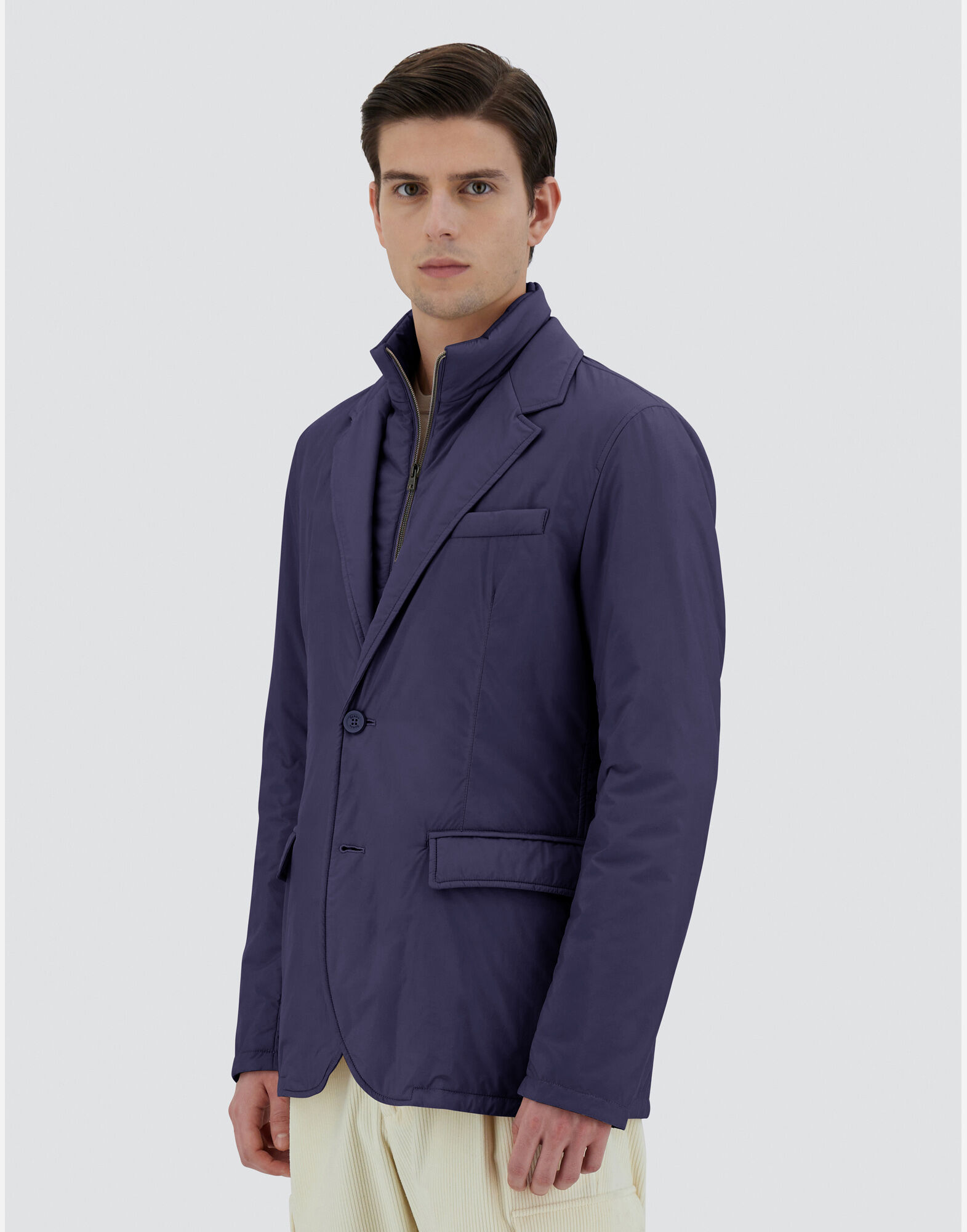 BLAZER IN ECOAGE in New Blue for Men Herno