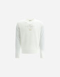 Herno ONLINE EXCLUSIVE GOTS COTTON HEAVY JERSEY UNISEX SWEATSHIRT White JG000153U520251000