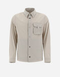 Herno SHIRT IN ULTRALIGHT CREASE Natural GI000324U124942605