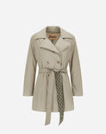Herno TRENCH COAT IN ECOAGE AND MONOGRAM LUREX Chantilly IM000188D12456Z1985
