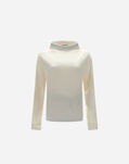 Herno RESORT ERNINA SWEATSHIRT WITH DETAIL ON THE BACK Ivory JG002DR500241200