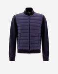 Herno SWEATSHIRT IN HEAVY COTTON SWEATER AND ECOAGE Navy Blue JP000111U520759200